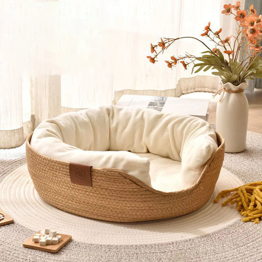 Cama de gato elegante que combina com a decoração