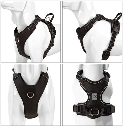 Peitoral de passeio seguro em nylon Oxford resistente